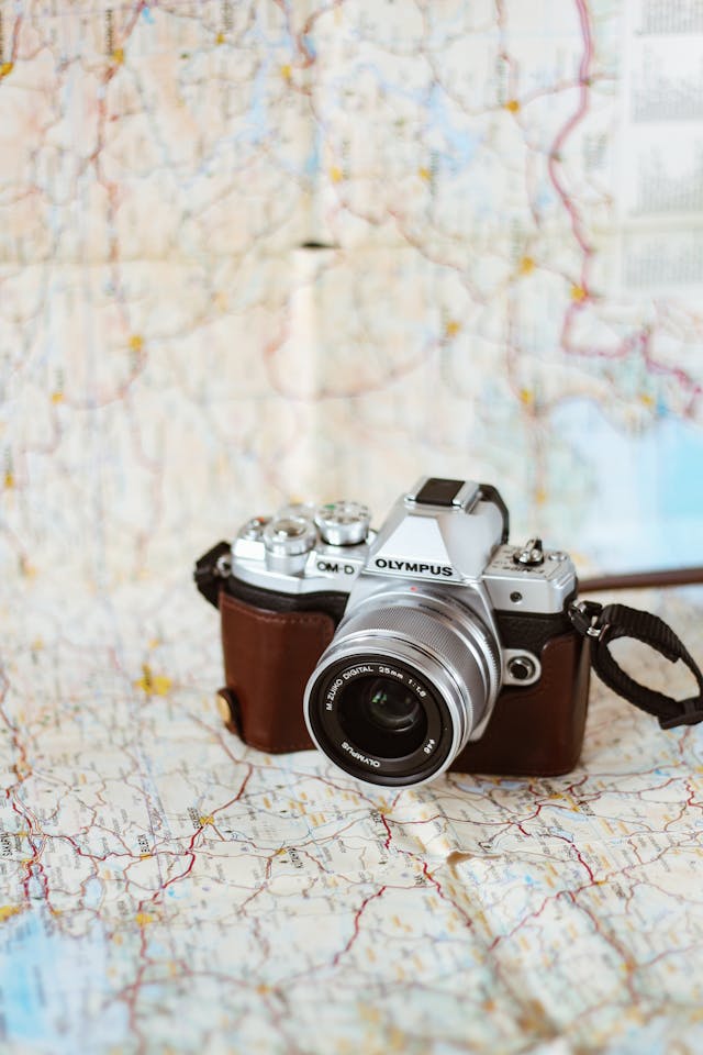 Travellers exploring the world